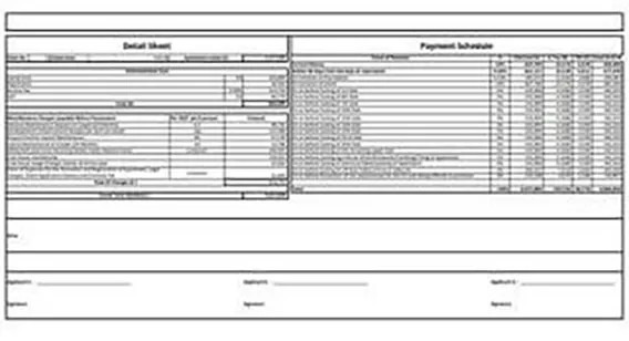 HOABL The Ridge Mashobra cost sheet preview