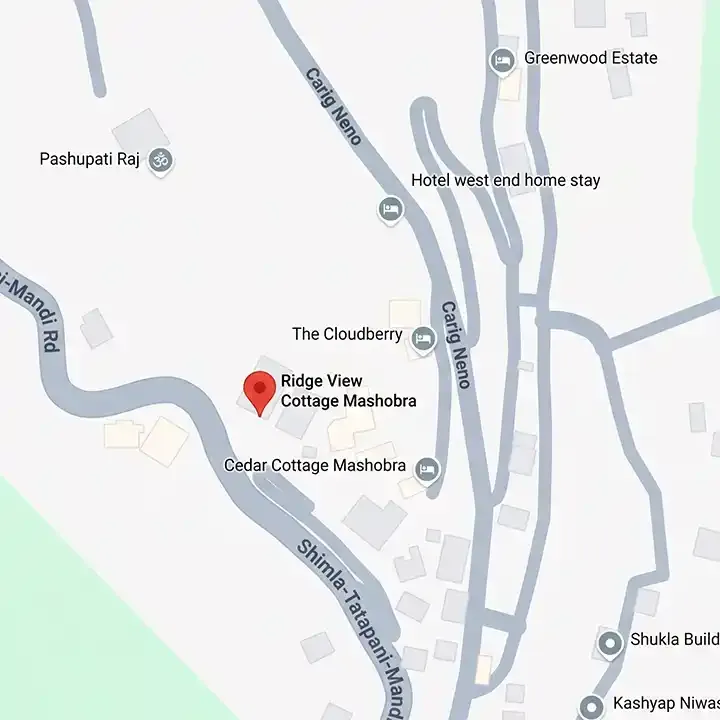HOABL The Ridge Mashobra location map, Mashobra